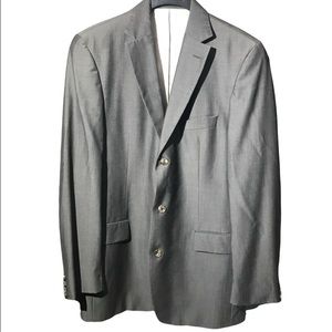 Hugo Boss mens blazer suit separates charcoal gray extra large wedding lined